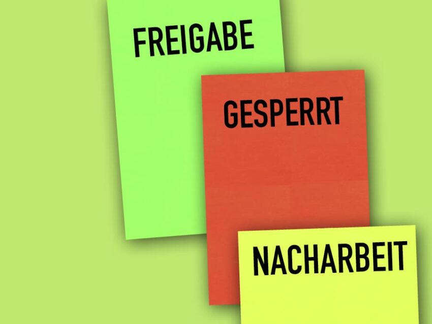 QS-Karten in Leuchtfarbe QS-Karten in Leuchtfarbe