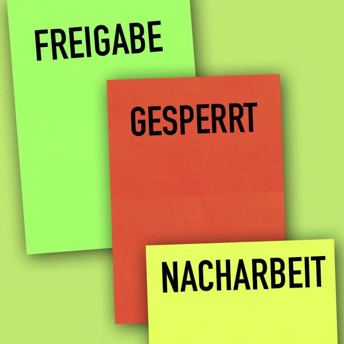 Briefbogen in Sonderfarben