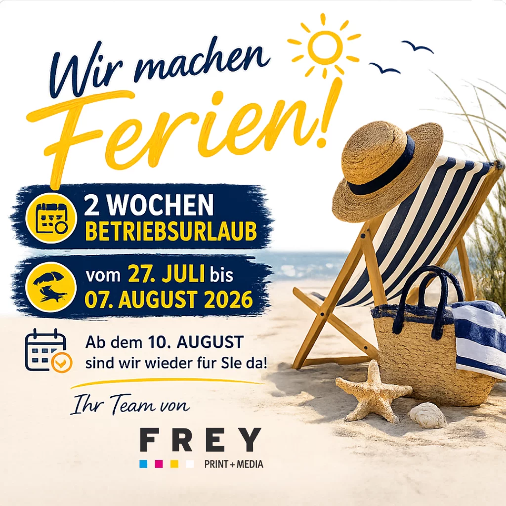 SOMMER-URLAUB 2026 - FREY PRINT + MEDIA - Attendorn
